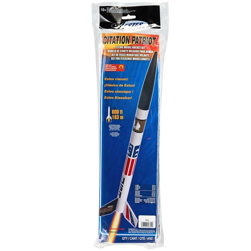 Estes Citation Patriot Rocket Kit Skill Level 1 for Kits