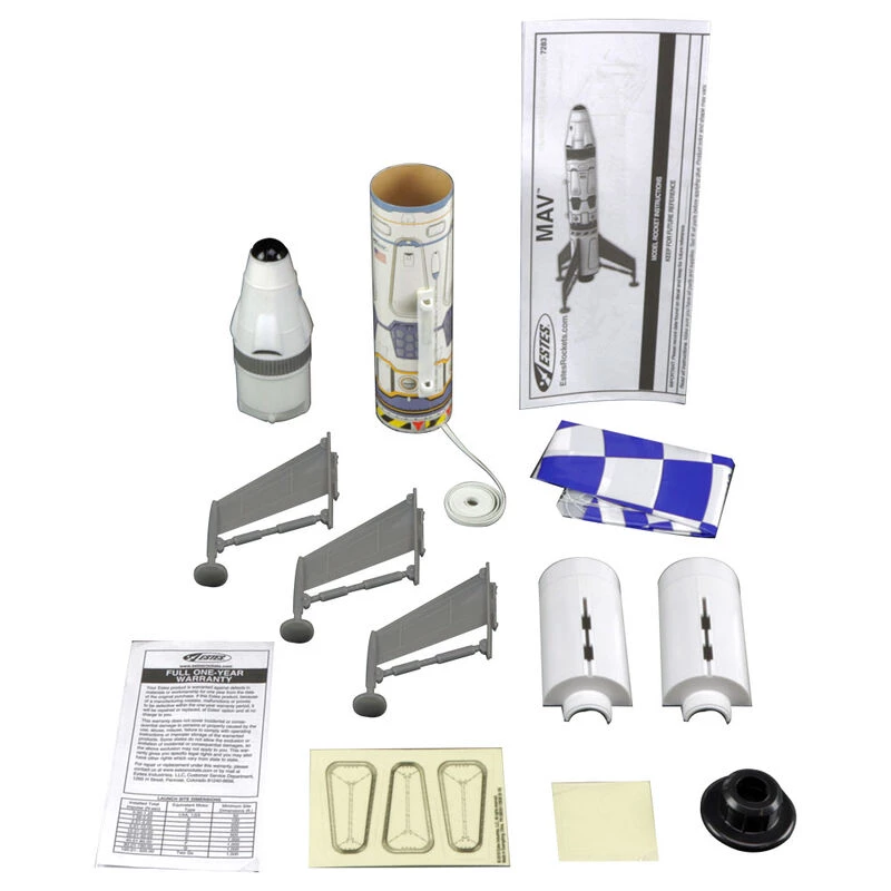 Estes Destination Mars MAV Rocket Kit, Beginner for Kits - Image 4